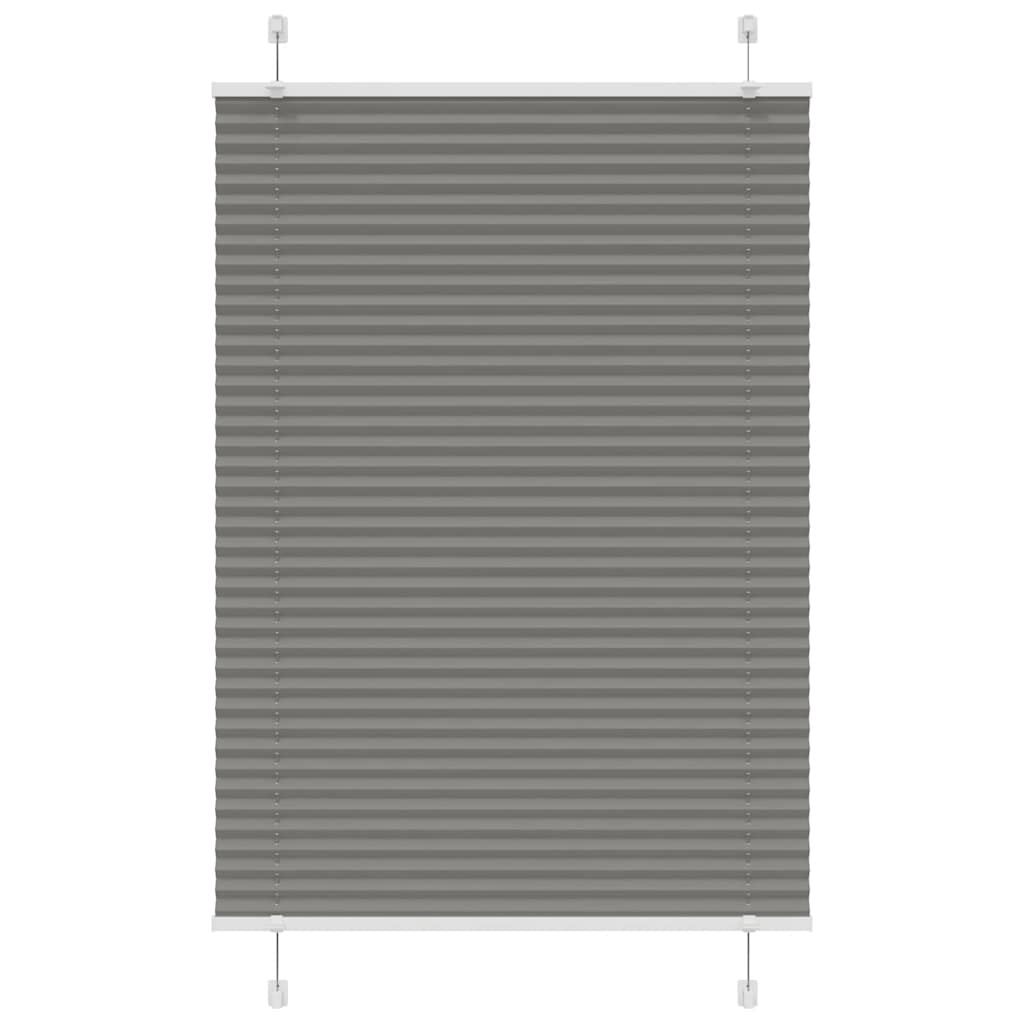 Pleated Blind Anthracite 95x100 cm Fabric Width 94.4 cm Polyester