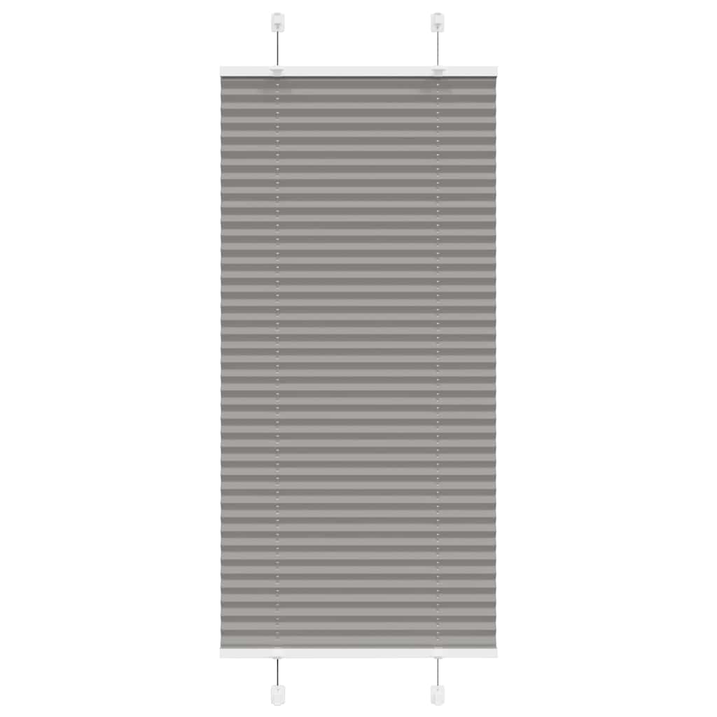 Pleated Blind Anthracite 55x150 cm Fabric Width 54.4 cm Polyester
