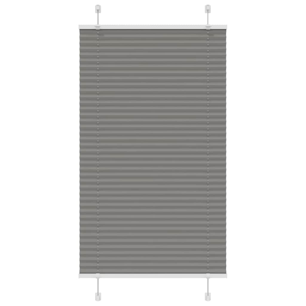 Pleated Blind Anthracite 70x150 cm Fabric Width 69.4 cm Polyester