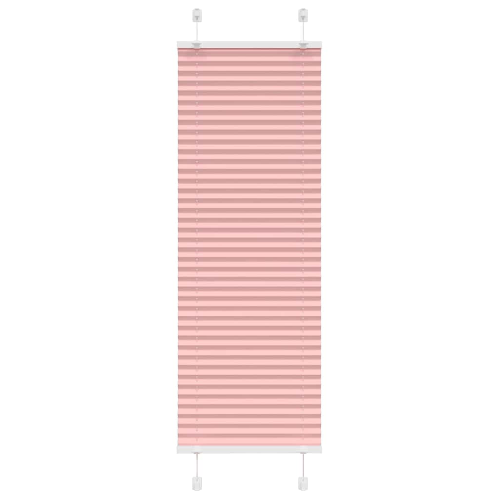 Pleated Blind Pink 45x100 cm Fabric Width 44.4 cm Polyester