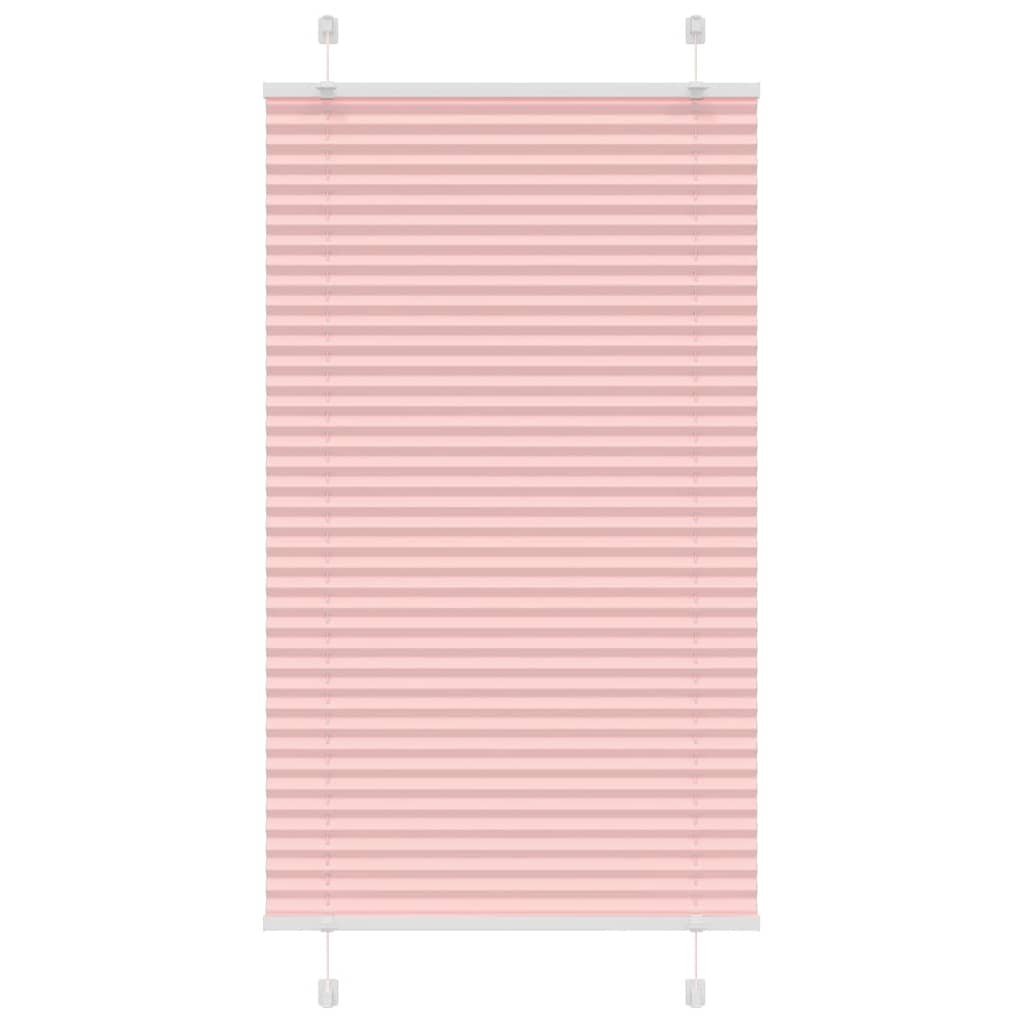 Pleated Blind Pink 70x100 cm Fabric Width 69.4 cm Polyester