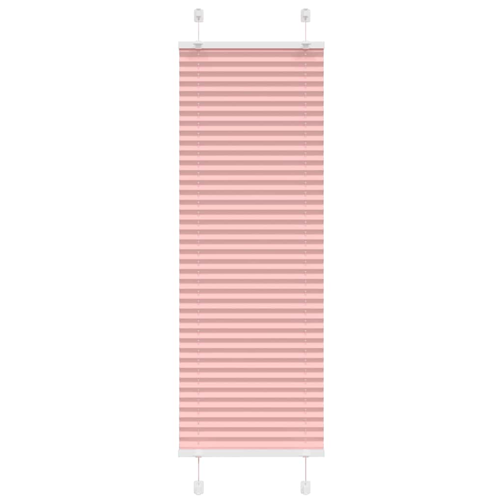 Pleated Blind Pink 45x150 cm Fabric Width 44.4 cm Polyester