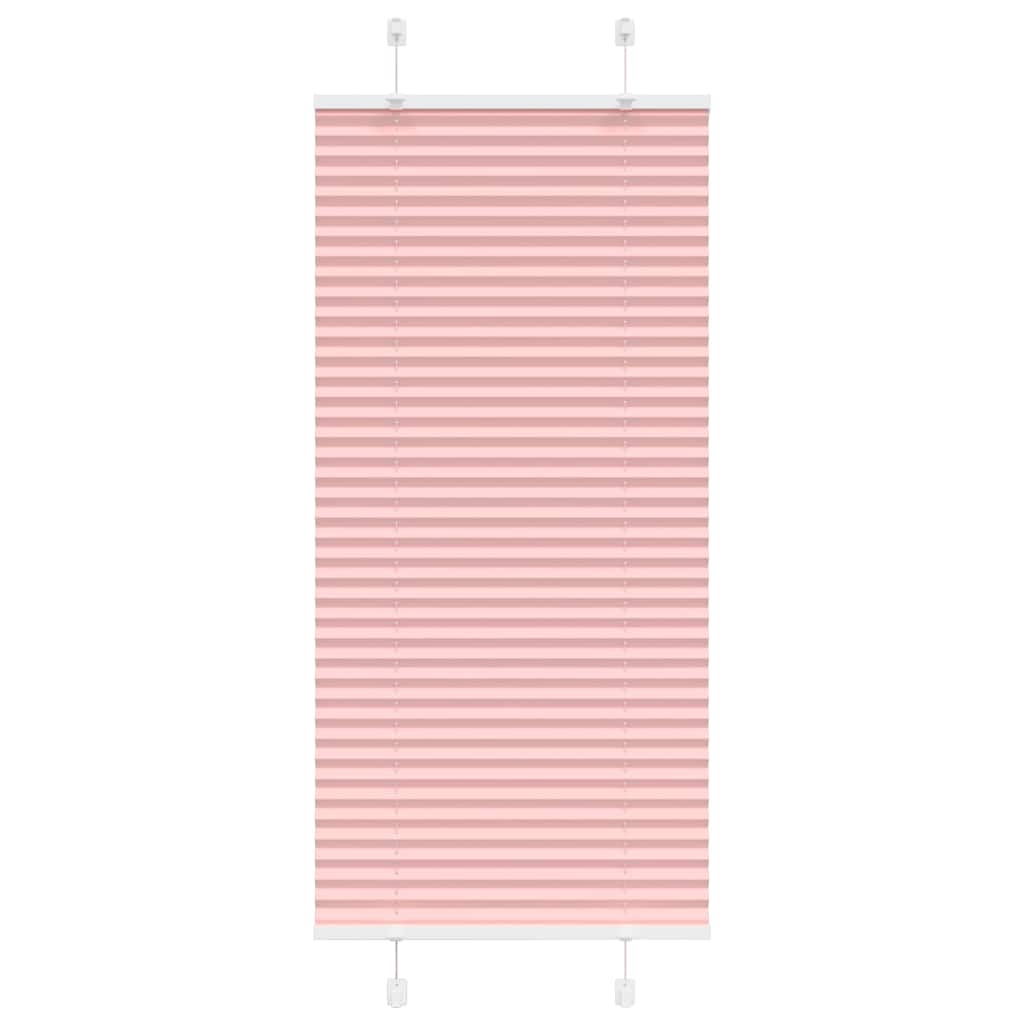 Pleated Blind Pink 65x150 cm Fabric Width 64.4 cm Polyester