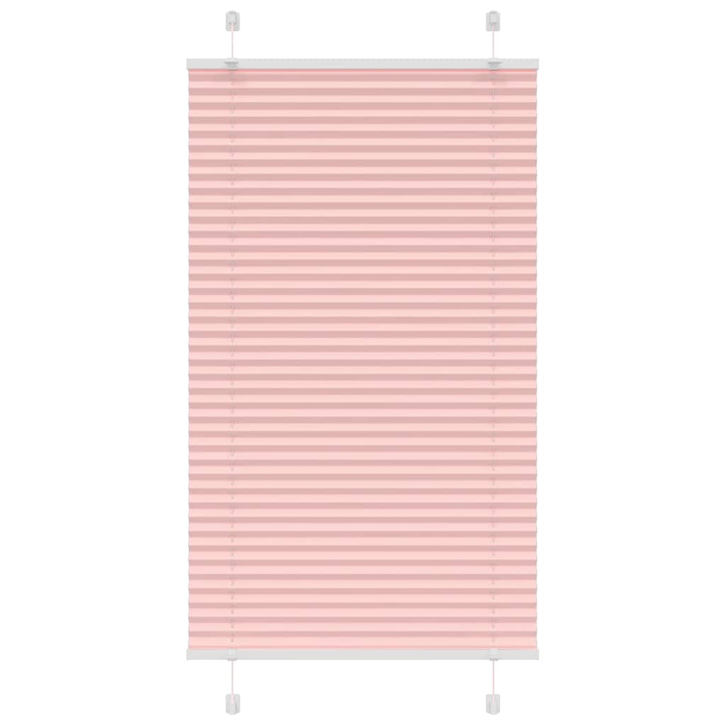 Pleated Blind Pink 75x150 cm Fabric Width 74.4 cm Polyester