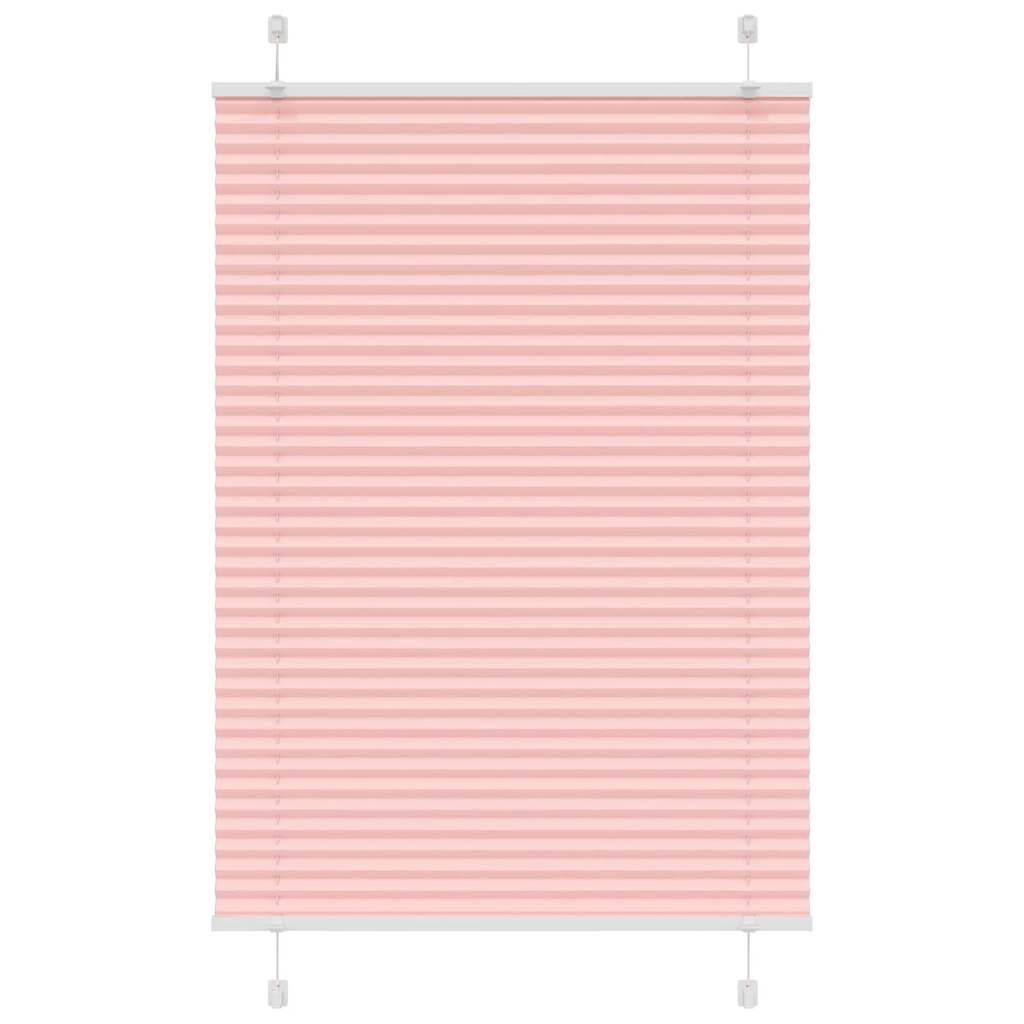 Pleated Blind Pink 95x150 cm Fabric Width 94.4 cm Polyester