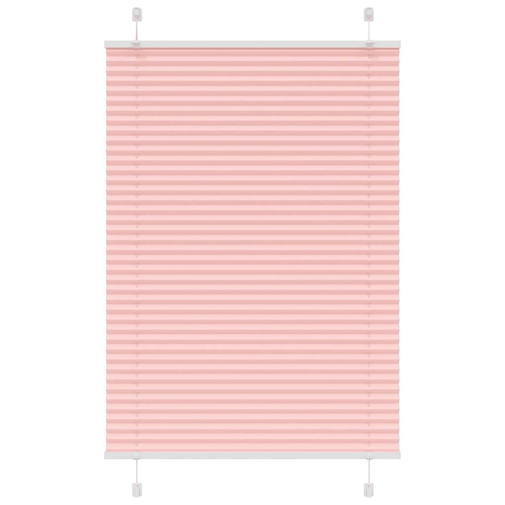 Pleated Blind Pink 100x150 cm Fabric Width 99.4 cm Polyester