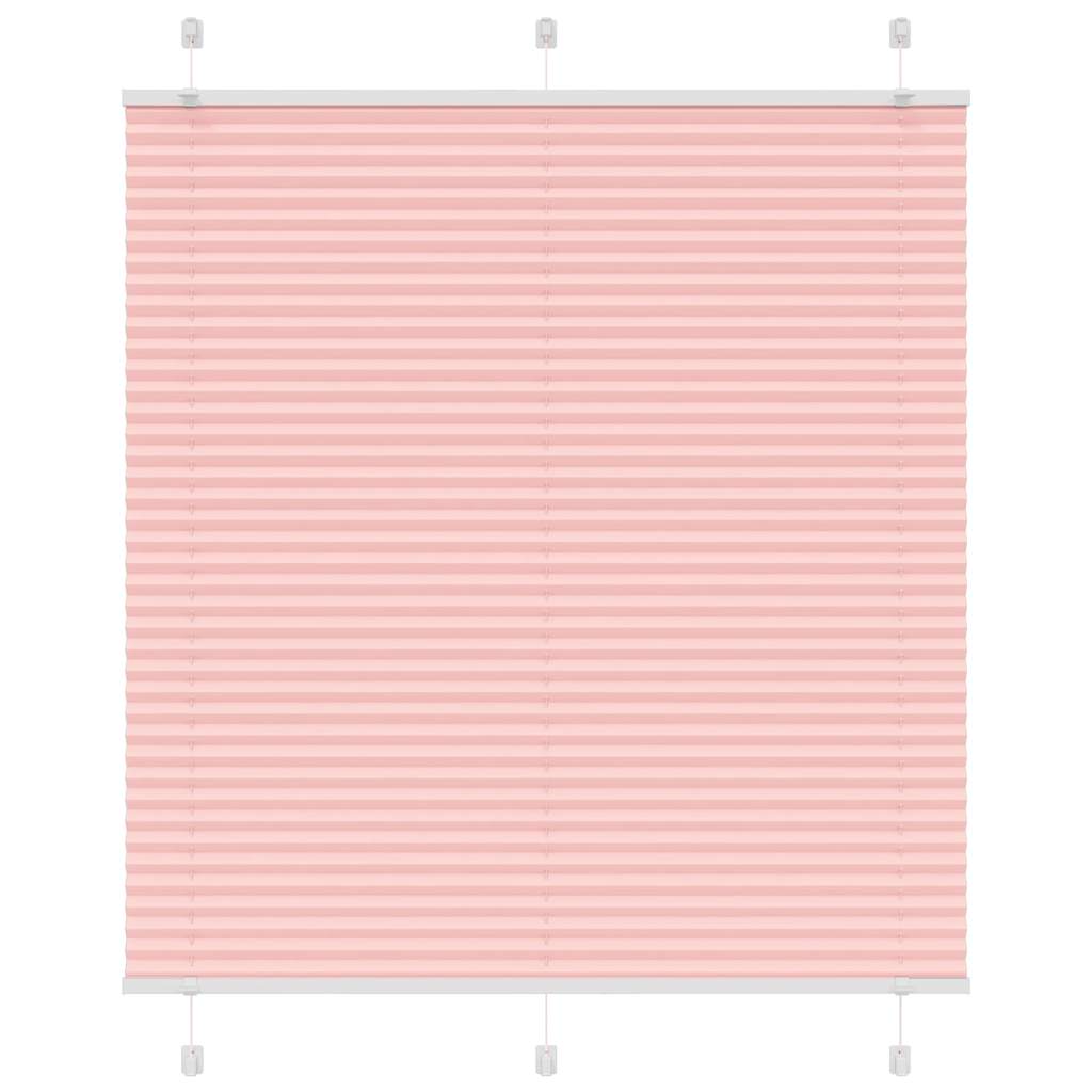 Pleated Blind Pink 120x150 cm Fabric Width 119.4 cm Polyester