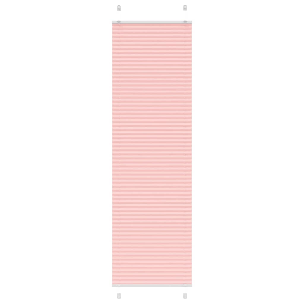 Pleated Blind Pink 55x200 cm Fabric Width 54.4 cm Polyester