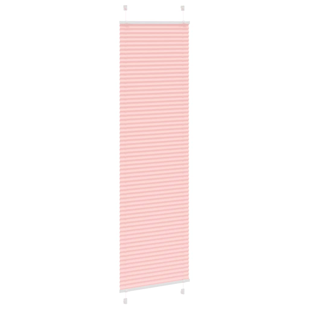 Pleated Blind Pink 55x200 cm Fabric Width 54.4 cm Polyester