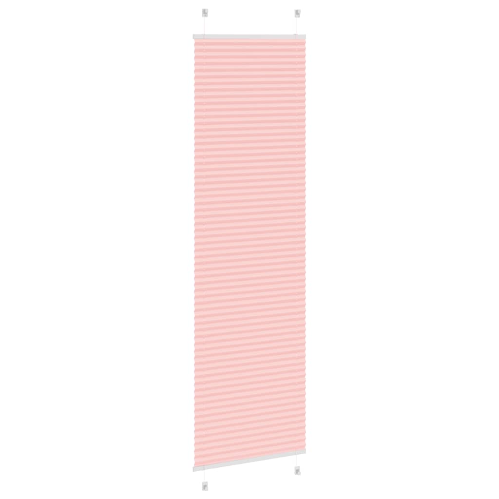 Pleated Blind Pink 55x200 cm Fabric Width 54.4 cm Polyester