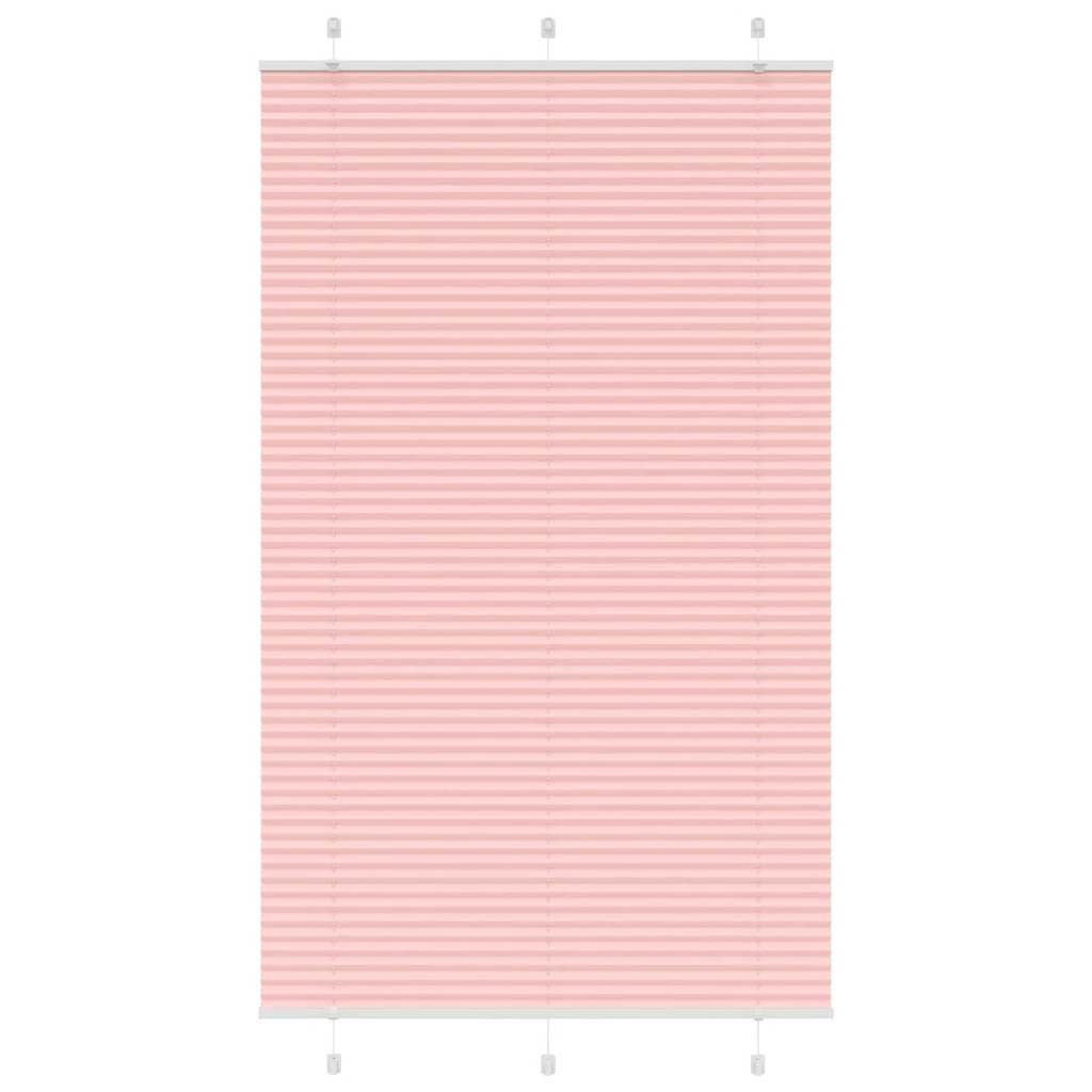 Pleated Blind Pink 115x200 cm Fabric Width 114.4 cm Polyester