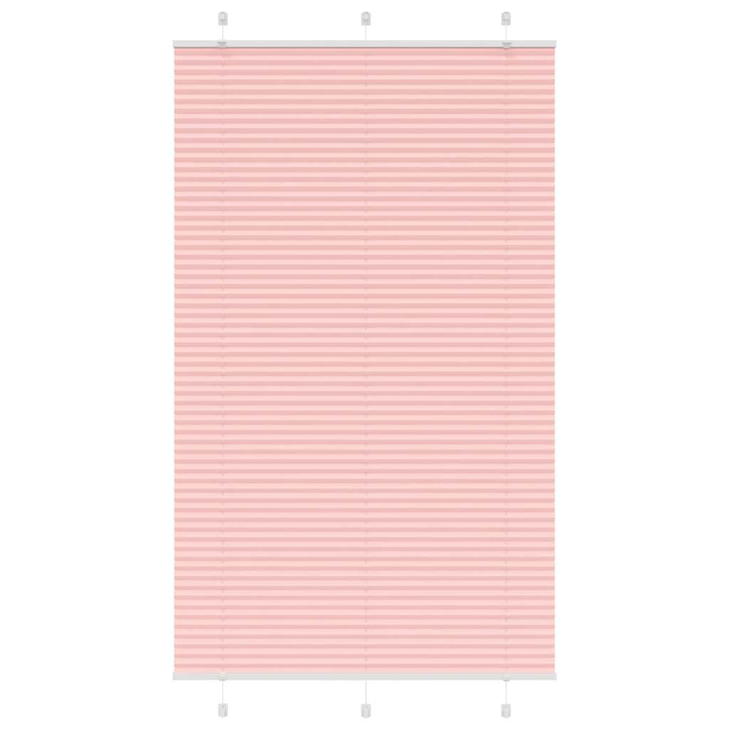 Pleated Blind Pink 120x200 cm Fabric Width 119.4 cm Polyester