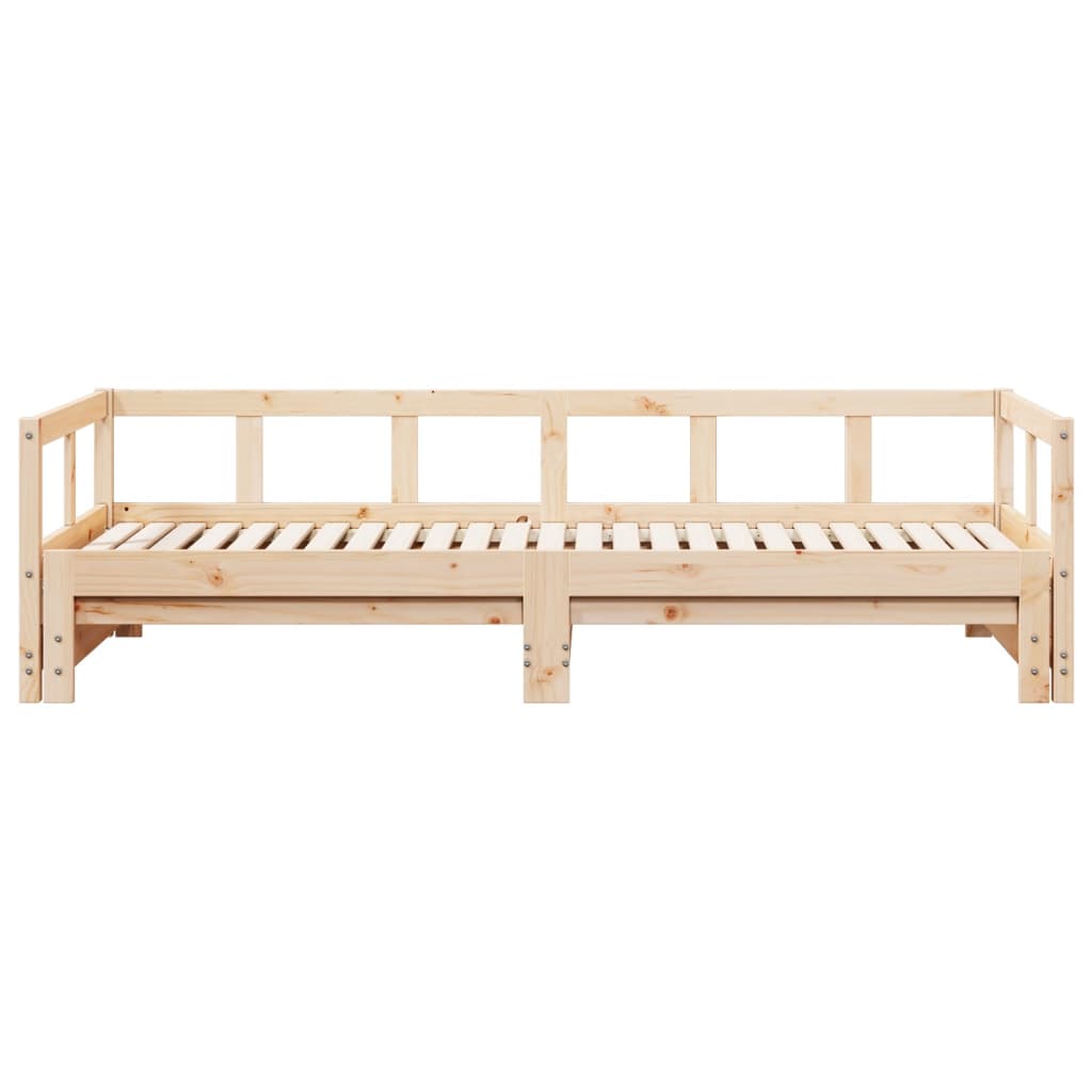 Daybed without Mattress 90x200 cm Solid Wood Pine