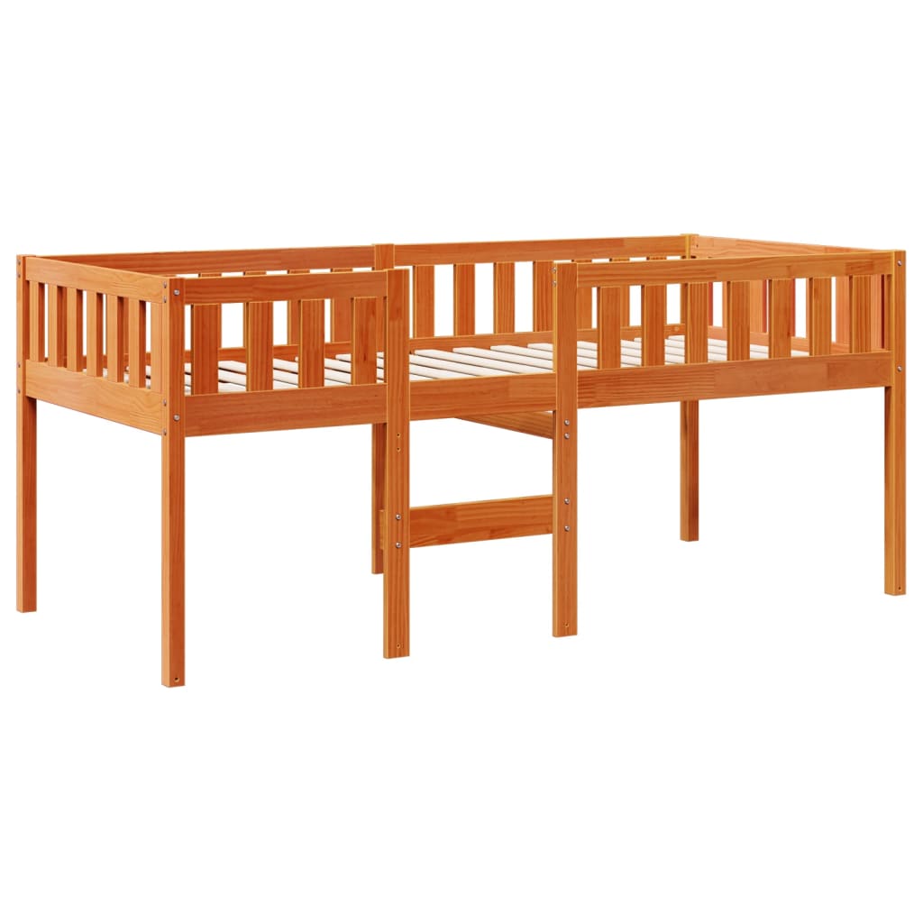 Children's Bed without Mattress Wax Brown 80x200 cm Solid Wood Pine