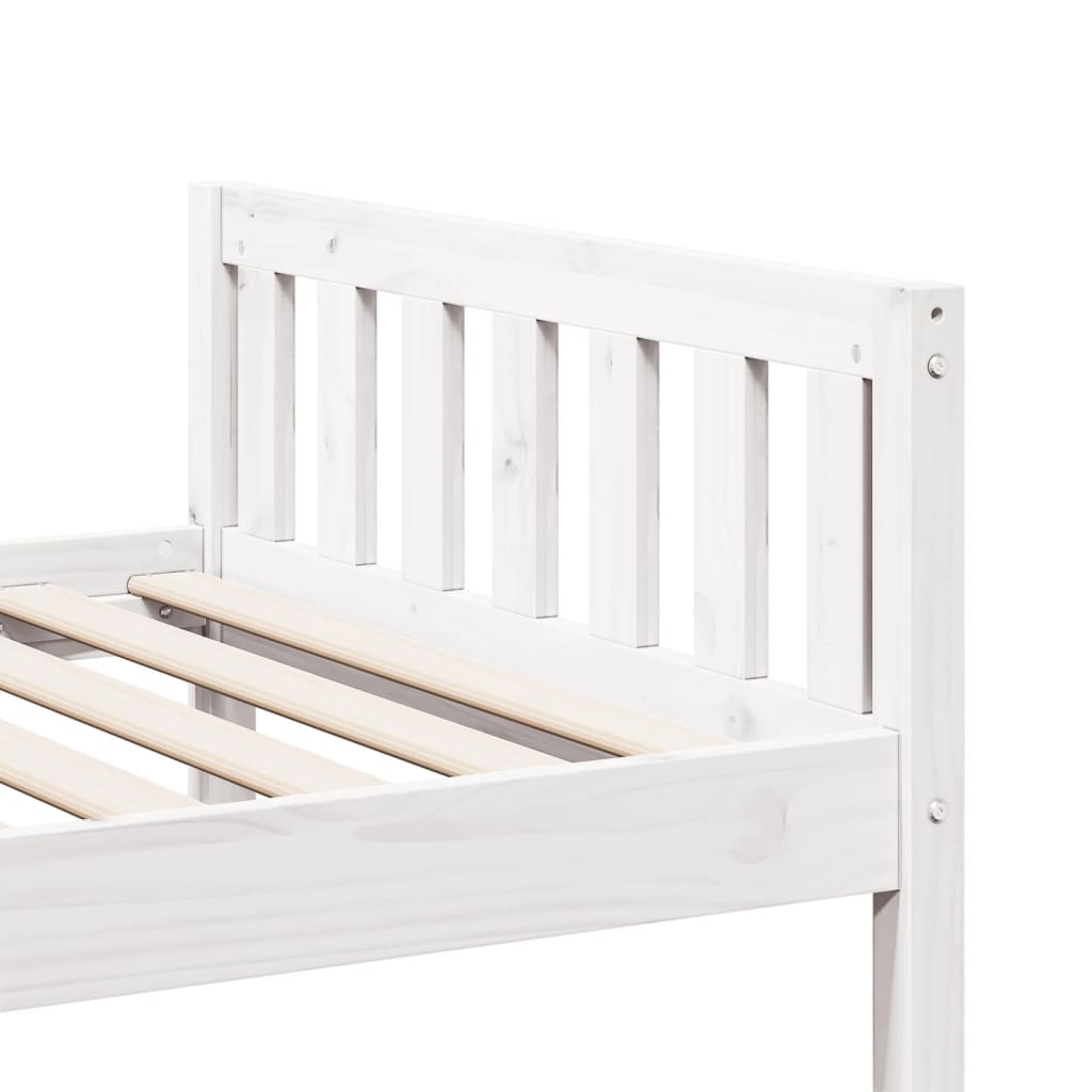 Children's Bed without Mattress White 80x200 cm Solid Wood Pine