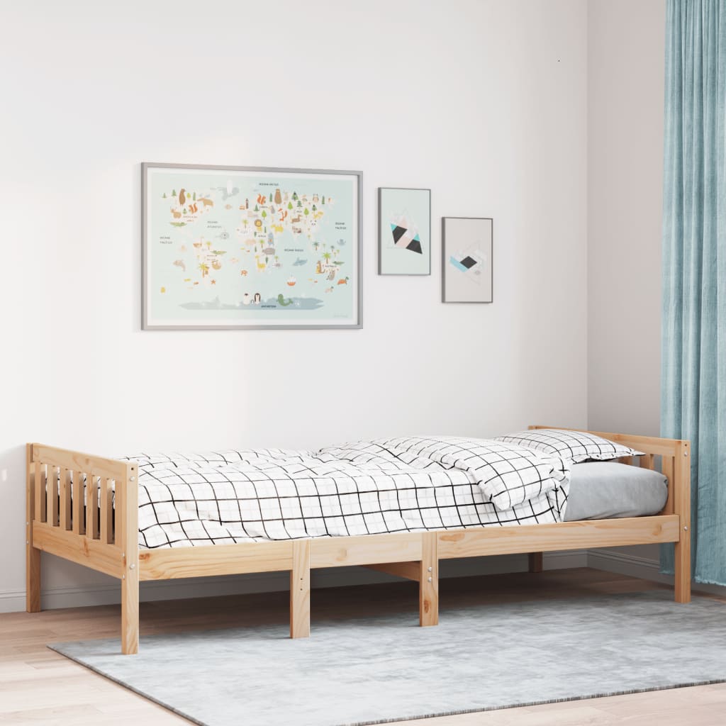 Children's Bed without Mattress 90x200 cm Solid Wood Pine