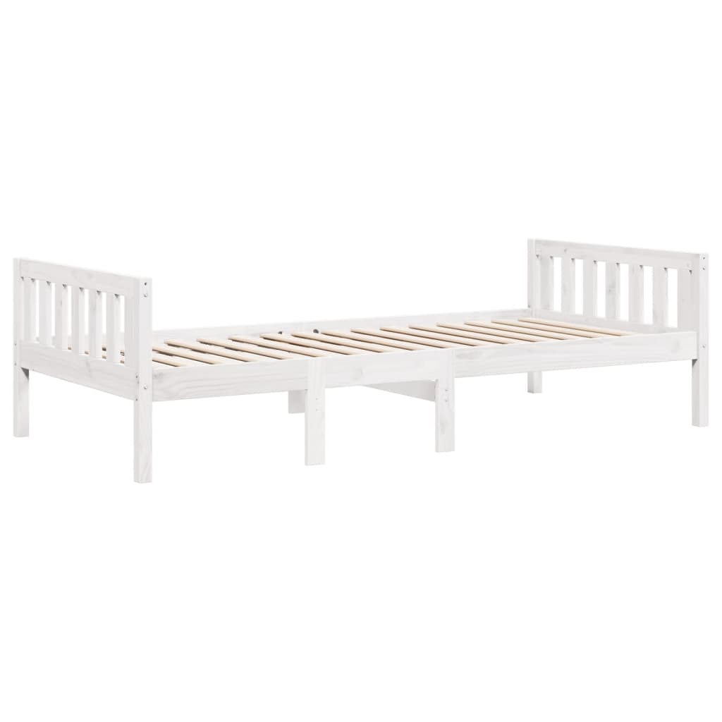 Children's Bed without Mattress White 90x200 cm Solid Wood Pine