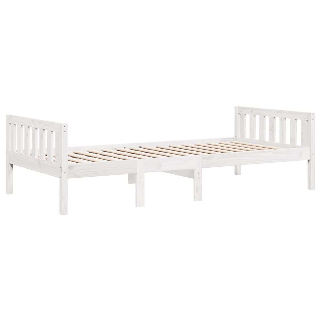 Children's Bed without Mattress White 90x190 cm Solid Wood Pine
