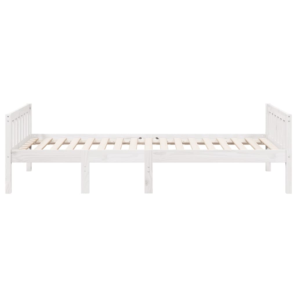 Children's Bed without Mattress White 90x190 cm Solid Wood Pine