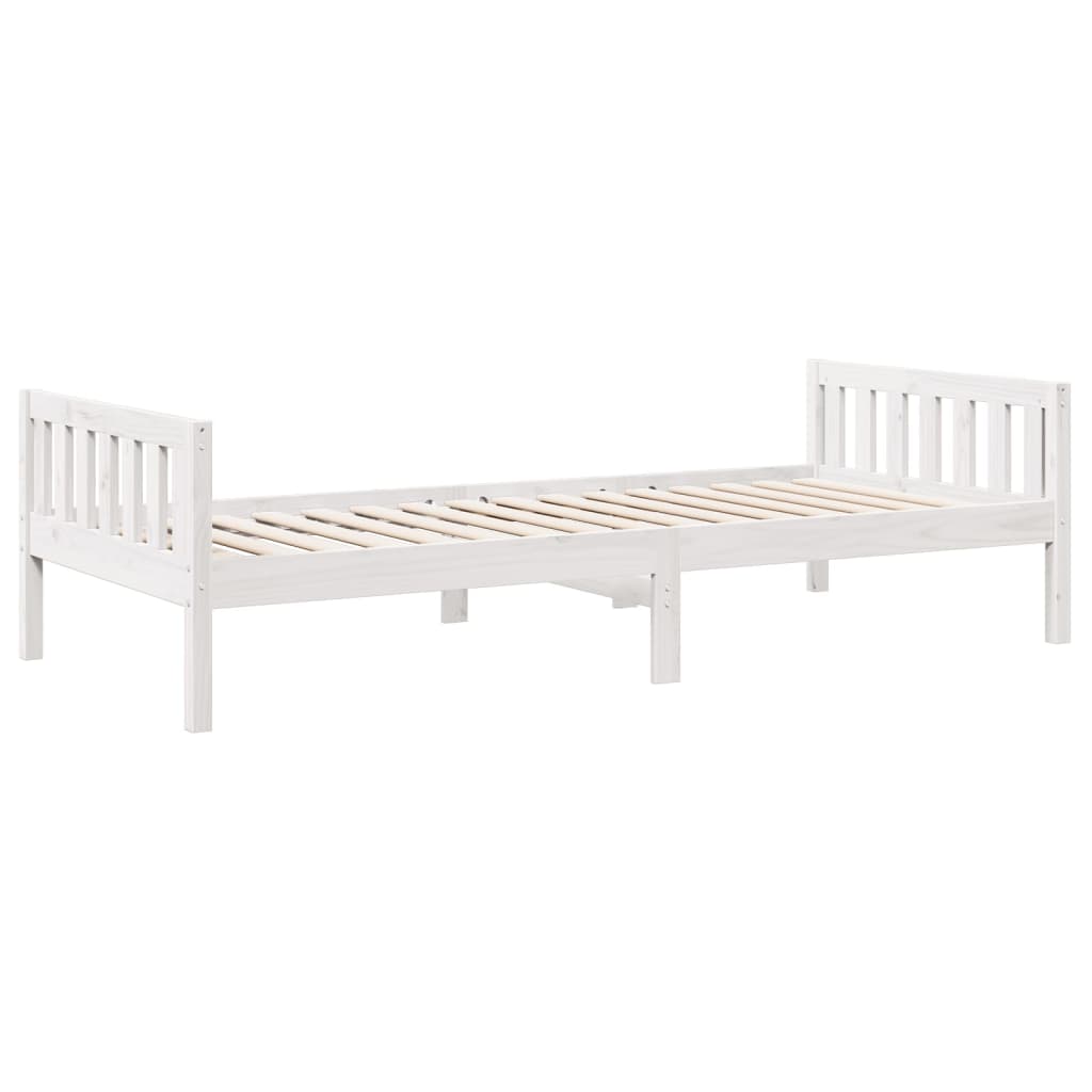 Children's Bed without Mattress White 90x190 cm Solid Wood Pine