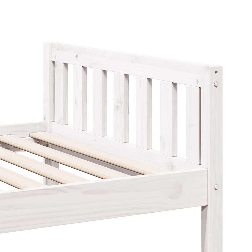 Children's Bed without Mattress White 90x190 cm Solid Wood Pine