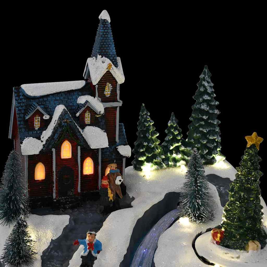 Christmas Village Decoration Multicolour 20.5 x 17 x 21 cm