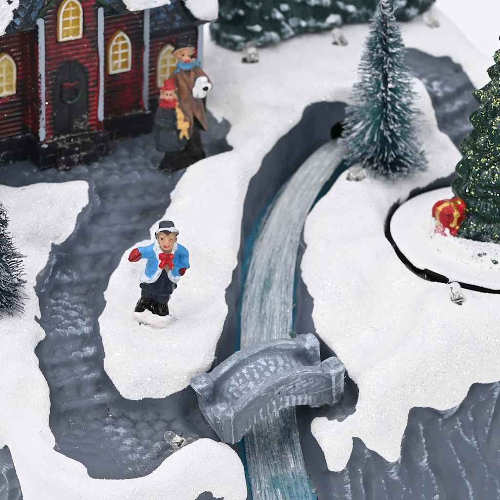 Christmas Village Decoration Multicolour 20.5 x 17 x 21 cm