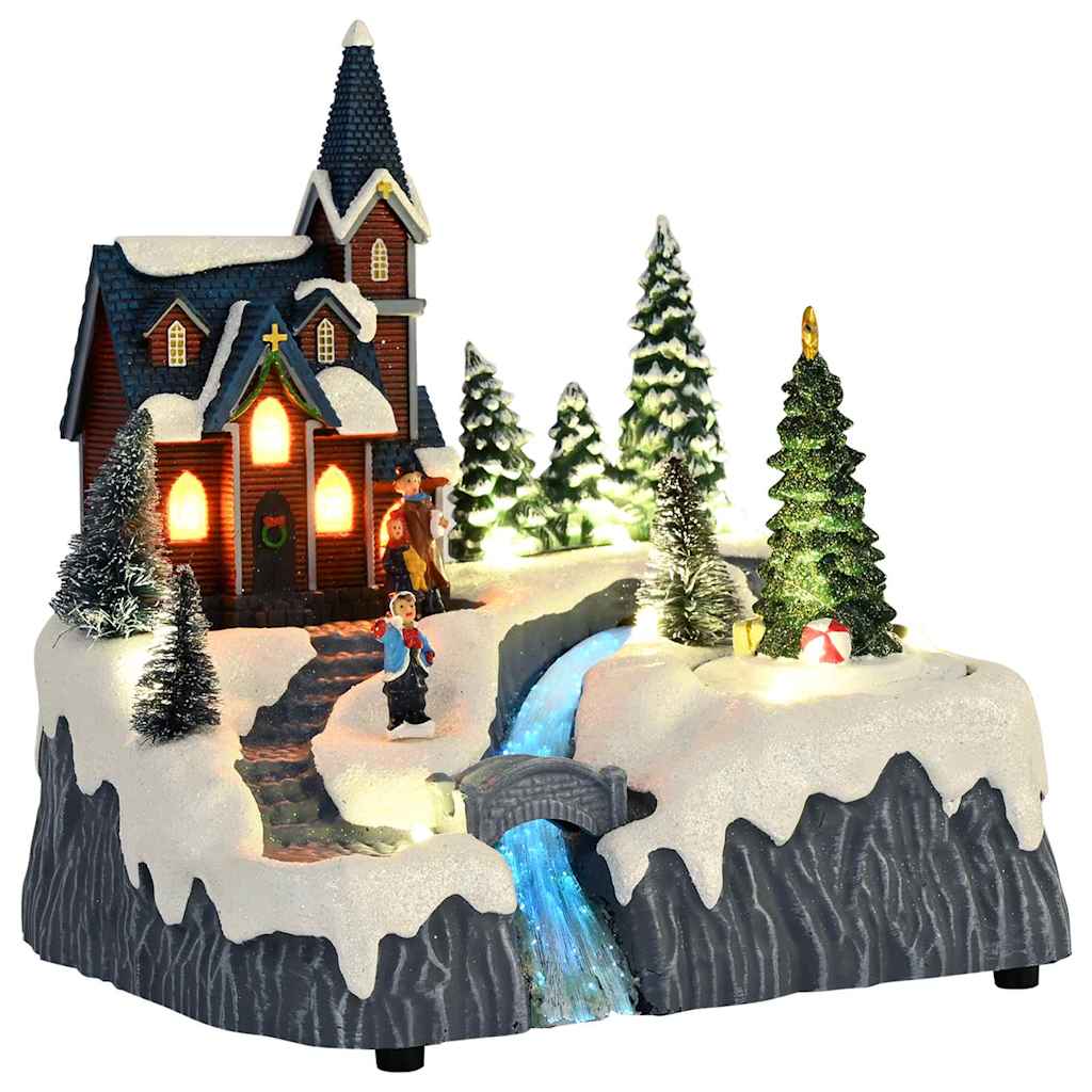 Christmas Village Decoration Multicolour 20.5 x 17 x 21 cm