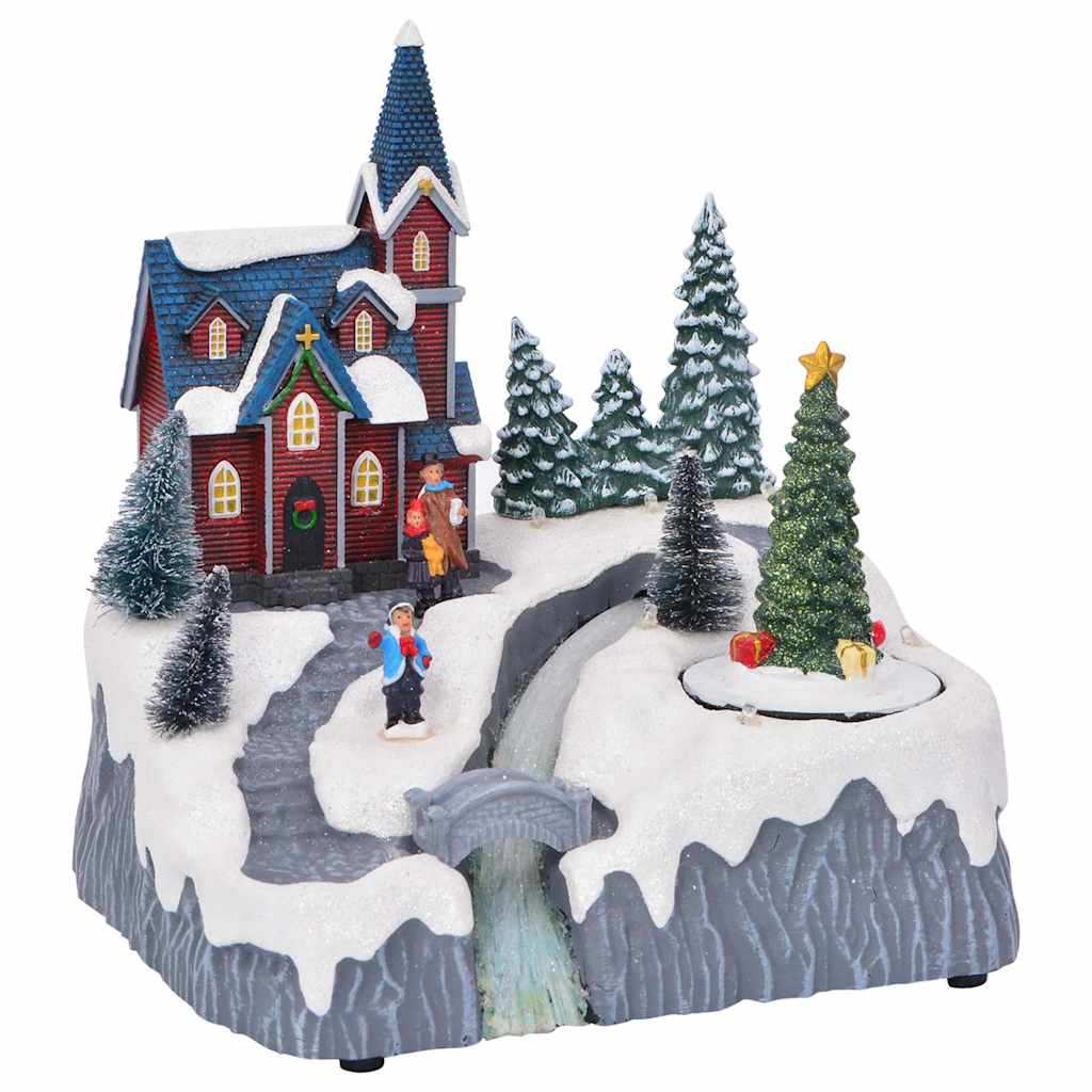 Christmas Village Decoration Multicolour 20.5 x 17 x 21 cm