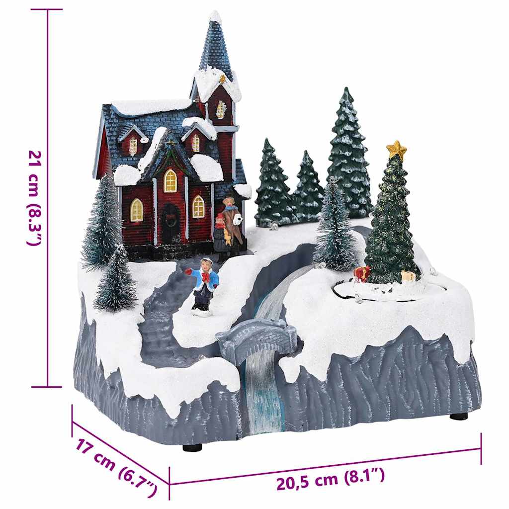 Christmas Village Decoration Multicolour 20.5 x 17 x 21 cm