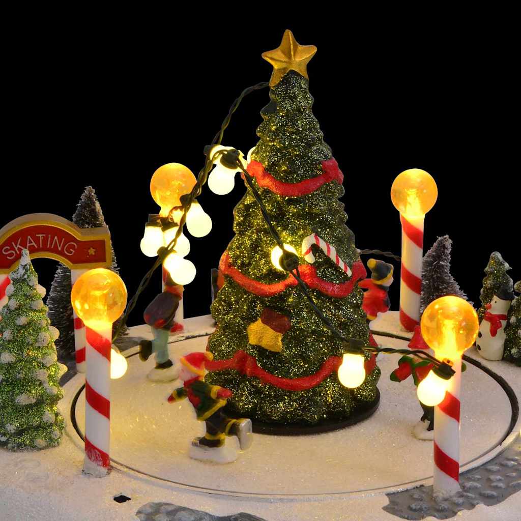 Christmas Village Decoration Multicolour 22 x 21.5 x 17 cm