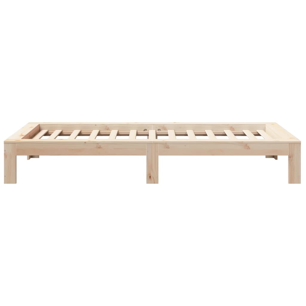 Bed Frame without Mattress 90x190 cm Single Solid Wood Pine