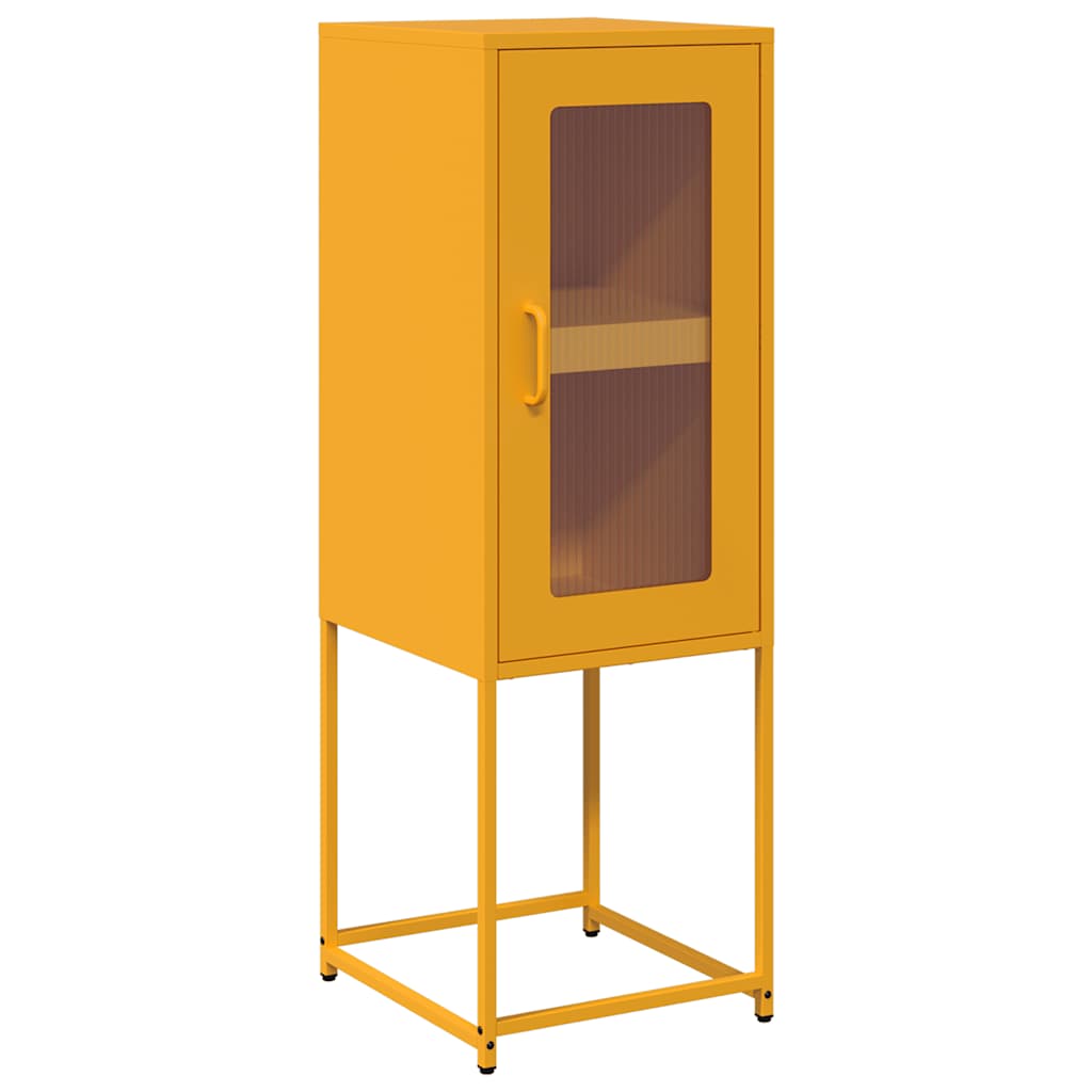Sideboard Mustard Yellow 36x39x107 cm Cold-rolled Steel