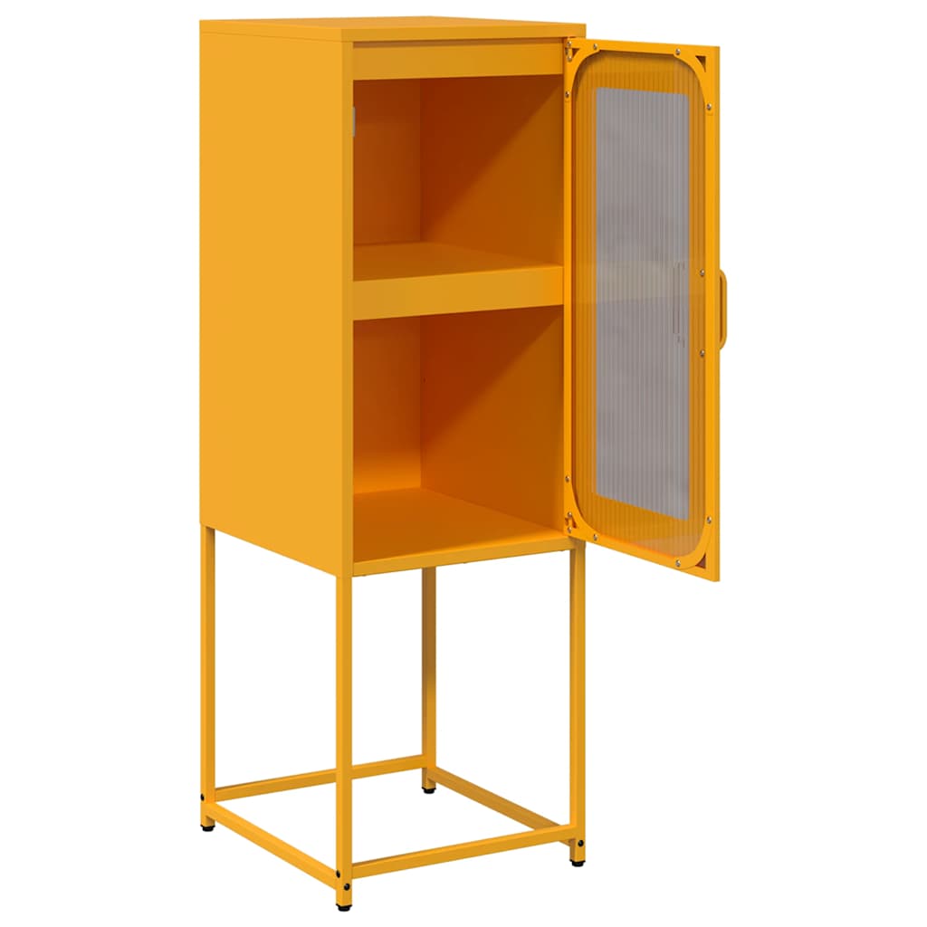 Sideboard Mustard Yellow 36x39x107 cm Cold-rolled Steel