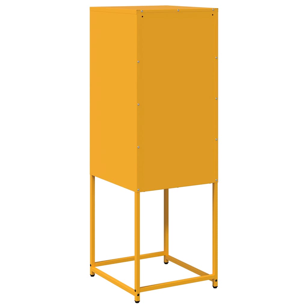 Sideboard Mustard Yellow 36x39x107 cm Cold-rolled Steel
