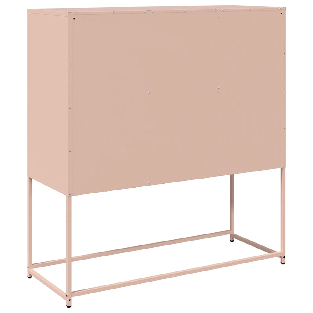 Sideboard Pink 100.5x39x107 cm Cold-rolled Steel