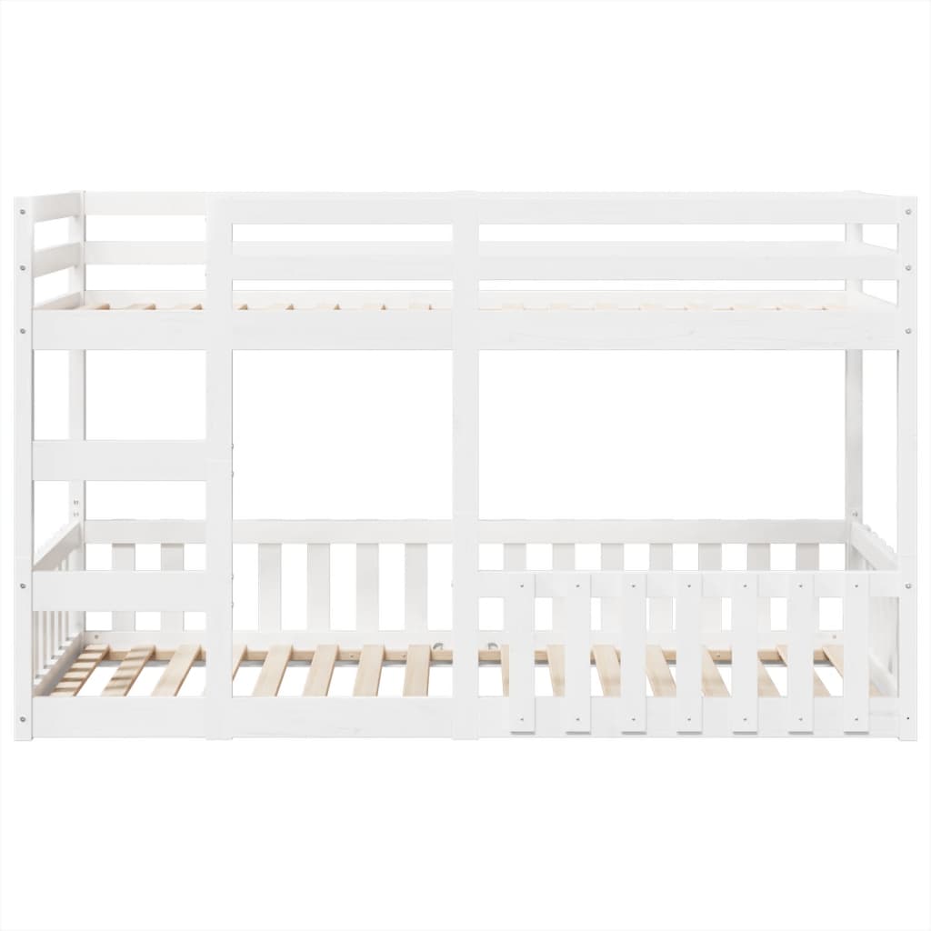 Bunk Bed White 80x200 cm Solid Wood Pine