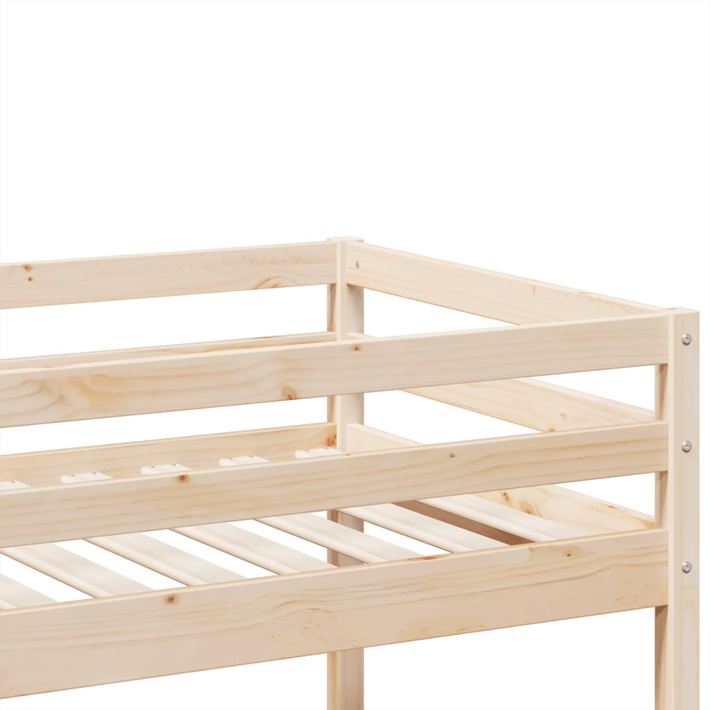 Bunk Bed 90x200 cm Solid Wood Pine