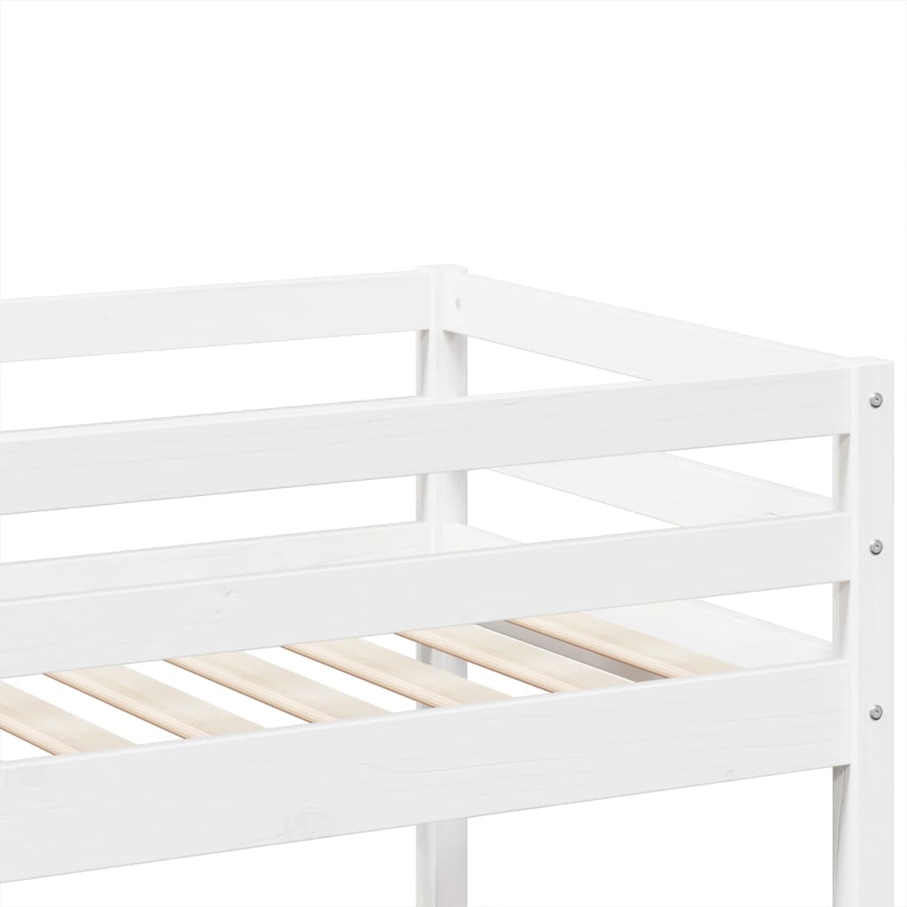 Bunk Bed White 90x190 cm Solid Wood Pine