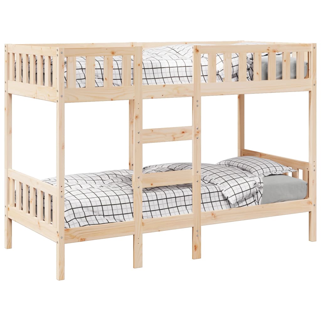 Bunk Bed 80x200 cm Solid Wood Pine