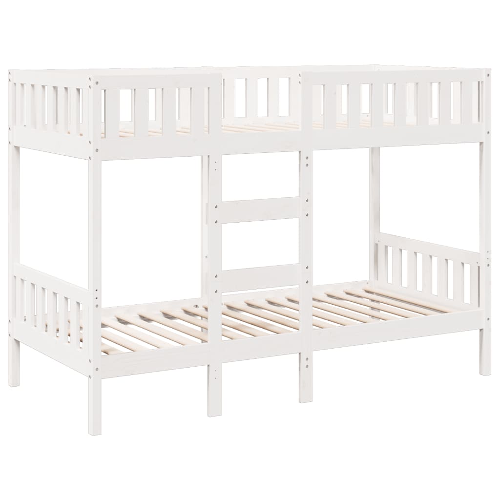 Bunk Bed White 80x200 cm Solid Wood Pine