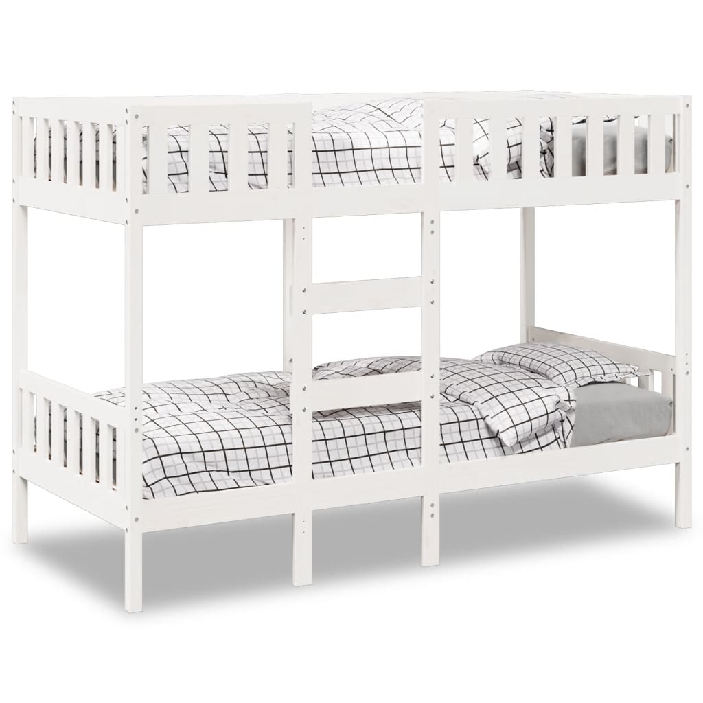 Bunk Bed White 80x200 cm Solid Wood Pine