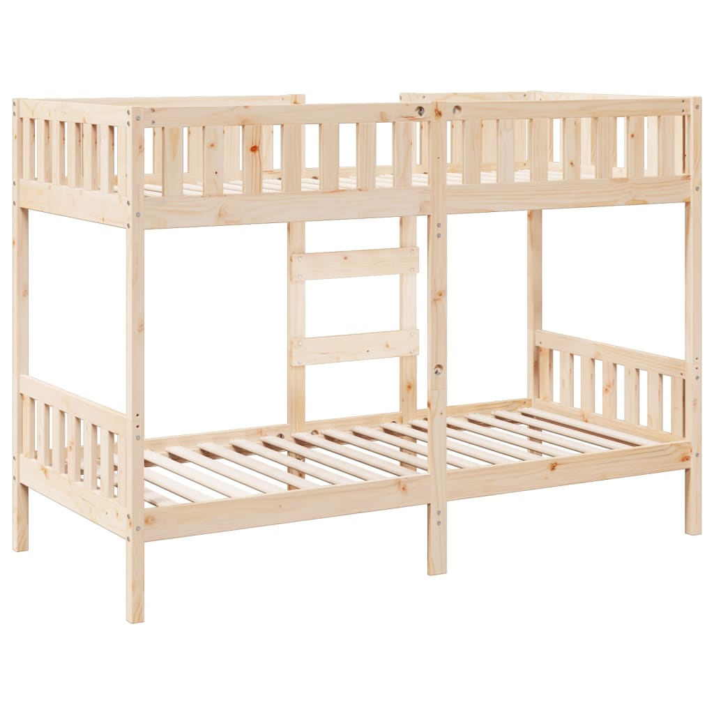 Bunk Bed 90x200 cm Solid Wood Pine
