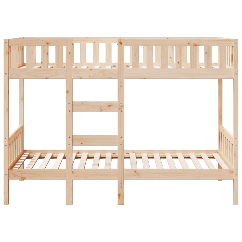 Bunk Bed 90x200 cm Solid Wood Pine