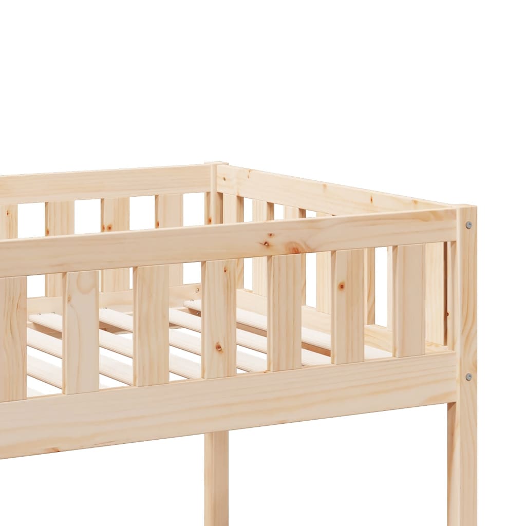 Bunk Bed 90x200 cm Solid Wood Pine