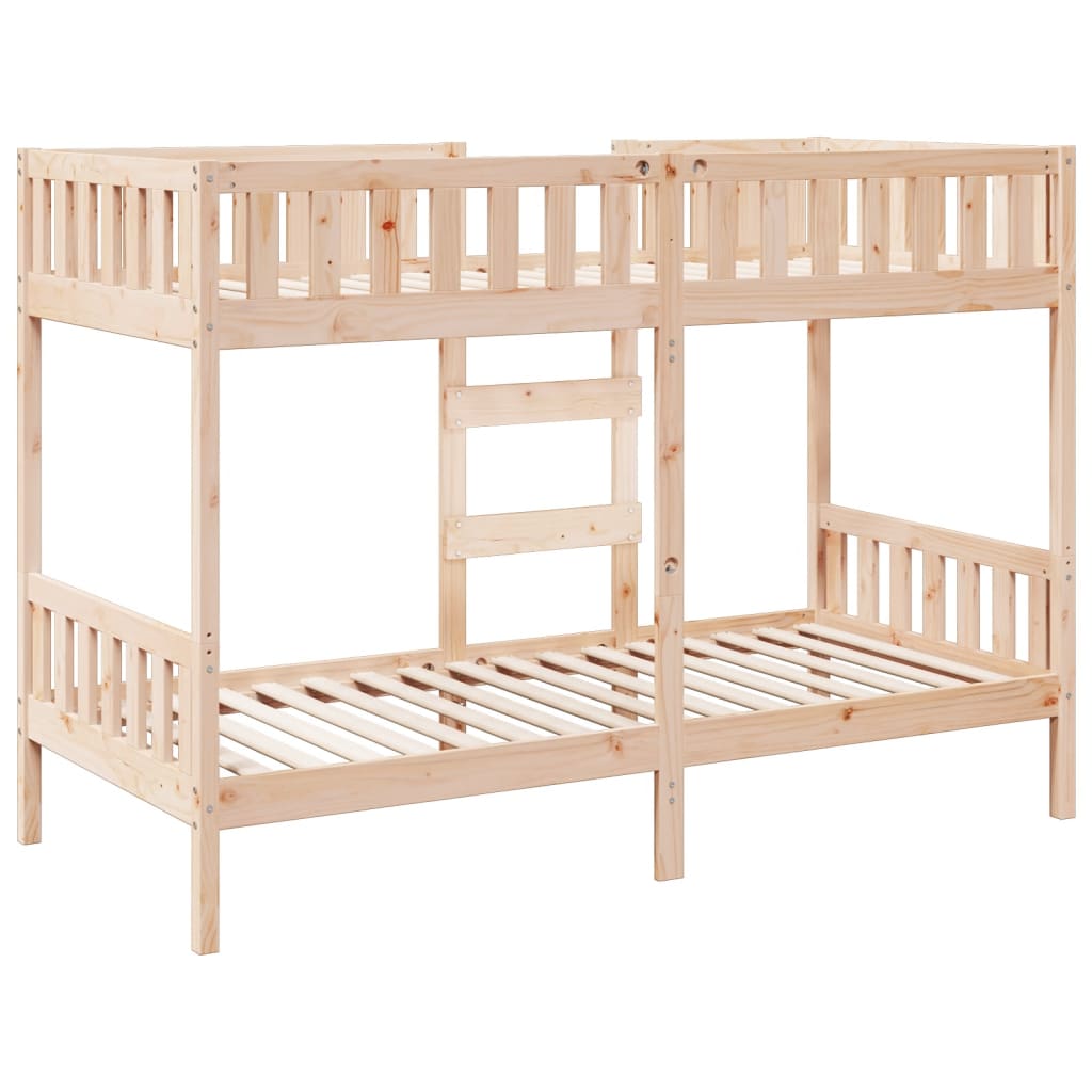 Bunk Bed 90x190 cm Solid Wood Pine