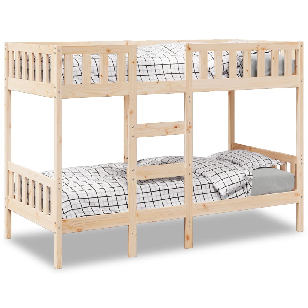 Bunk Bed 90x190 cm Solid Wood Pine