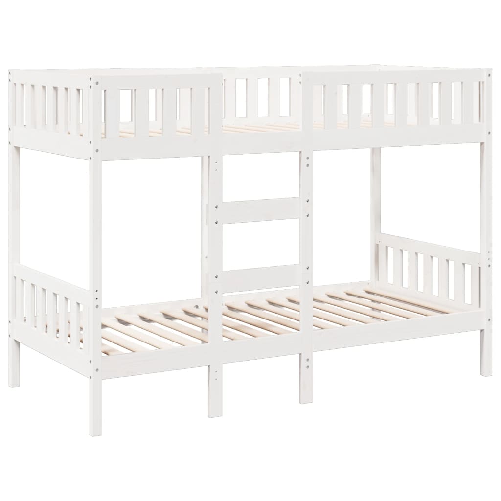 Bunk Bed White 90x190 cm Solid Wood Pine