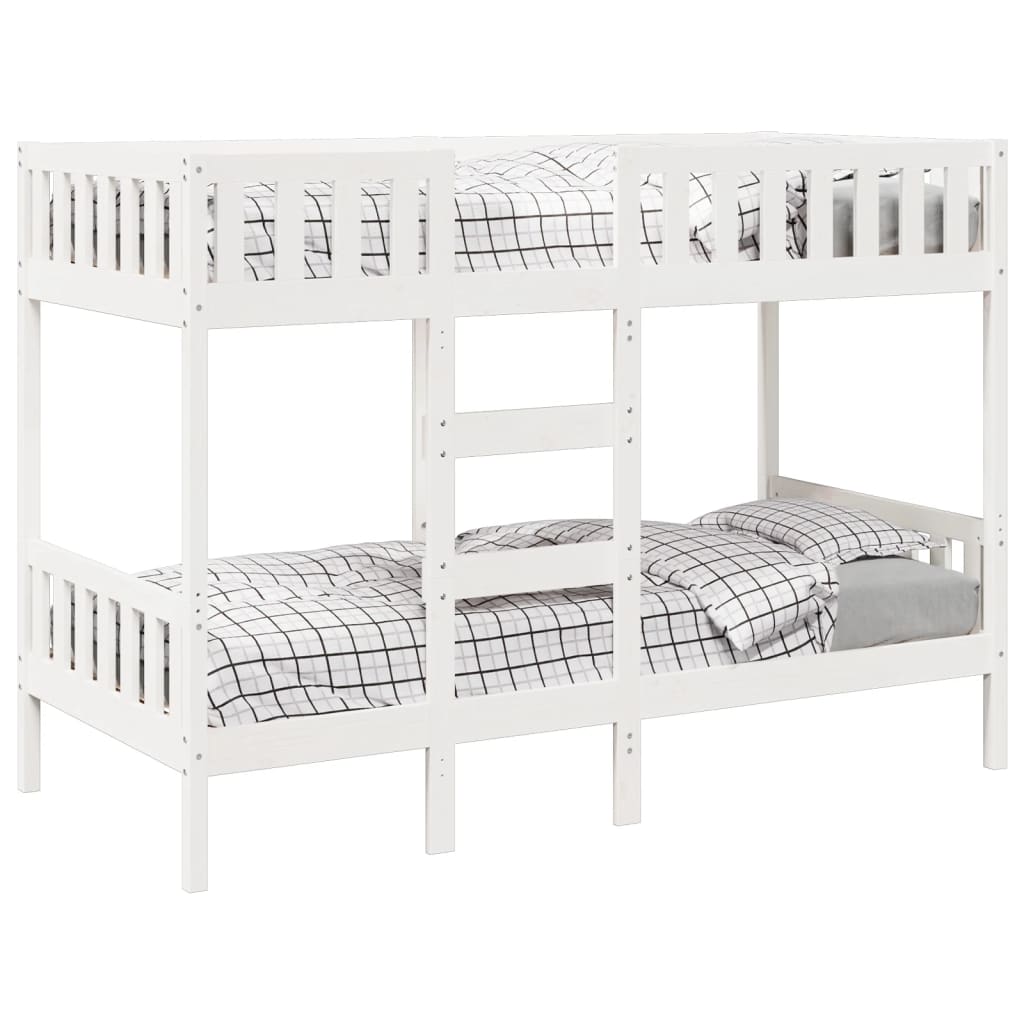Bunk Bed White 90x190 cm Solid Wood Pine