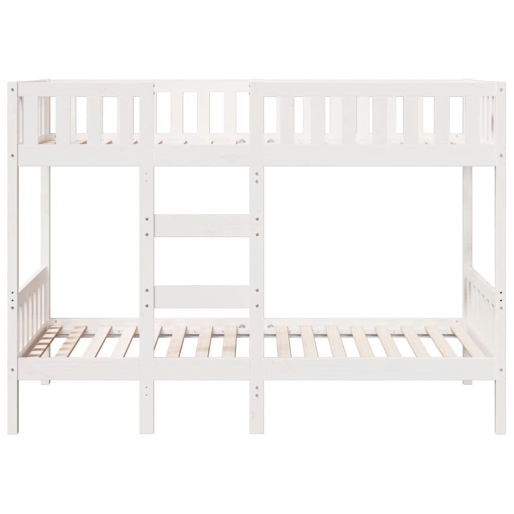 Bunk Bed White 90x190 cm Solid Wood Pine